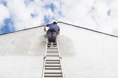 Peinture extérieure aux Ifs — façades et ravalement
